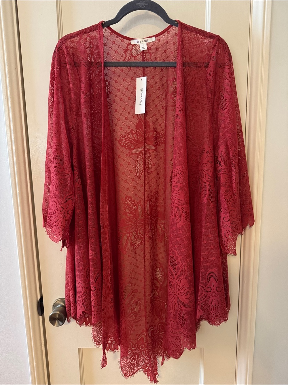 NWT! Miami Lace Cardigan